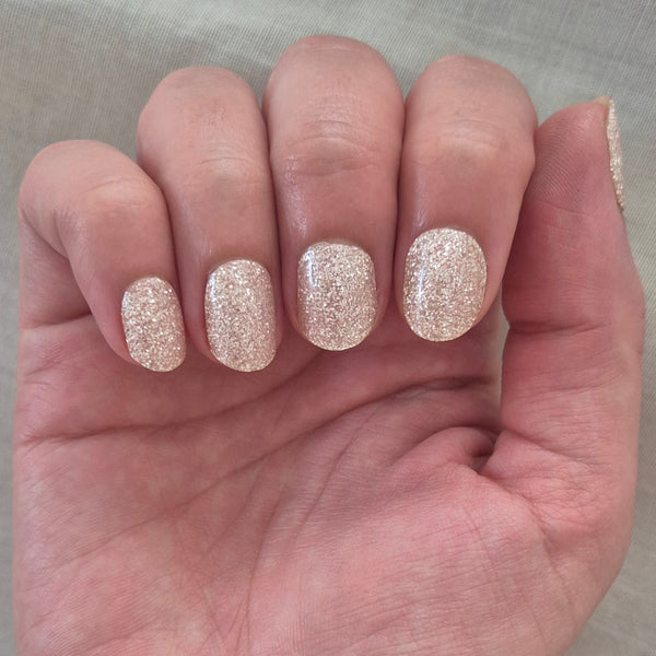 Champagne Glitter UV Gel Wraps