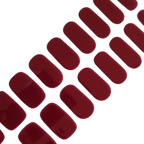 Burgandy UV Gel Wraps