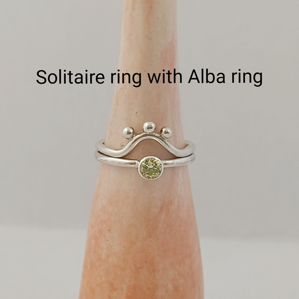 Solitaire Stone Ring Sets Smitted Studio