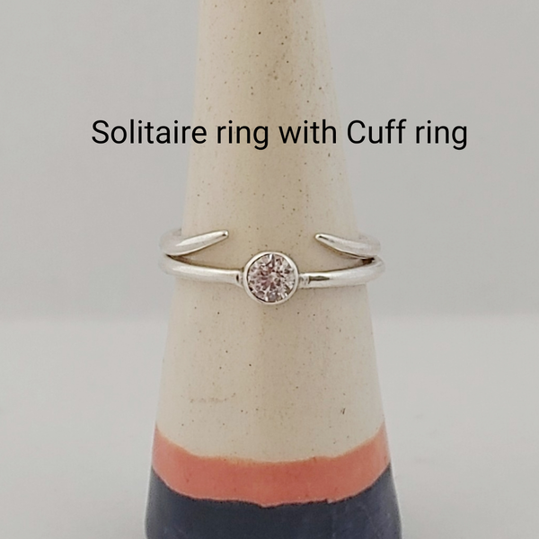 Solitaire Stone Ring Sets Smitted Studio