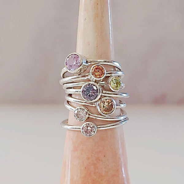 Solitaire Stone Ring Sets Smitted Studio