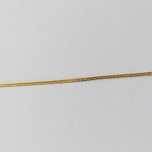 9k Gold-filled Round Wheat Chain - 45cm Smitted Studio