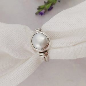 Freshwater Pearl Ring Smitted Studio