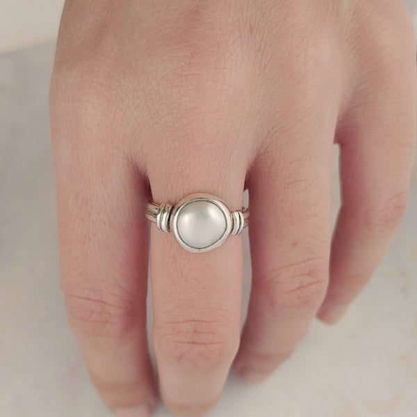 Freshwater Pearl Ring Smitted Studio