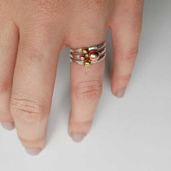 Dot Stack Rings Smitted Studio