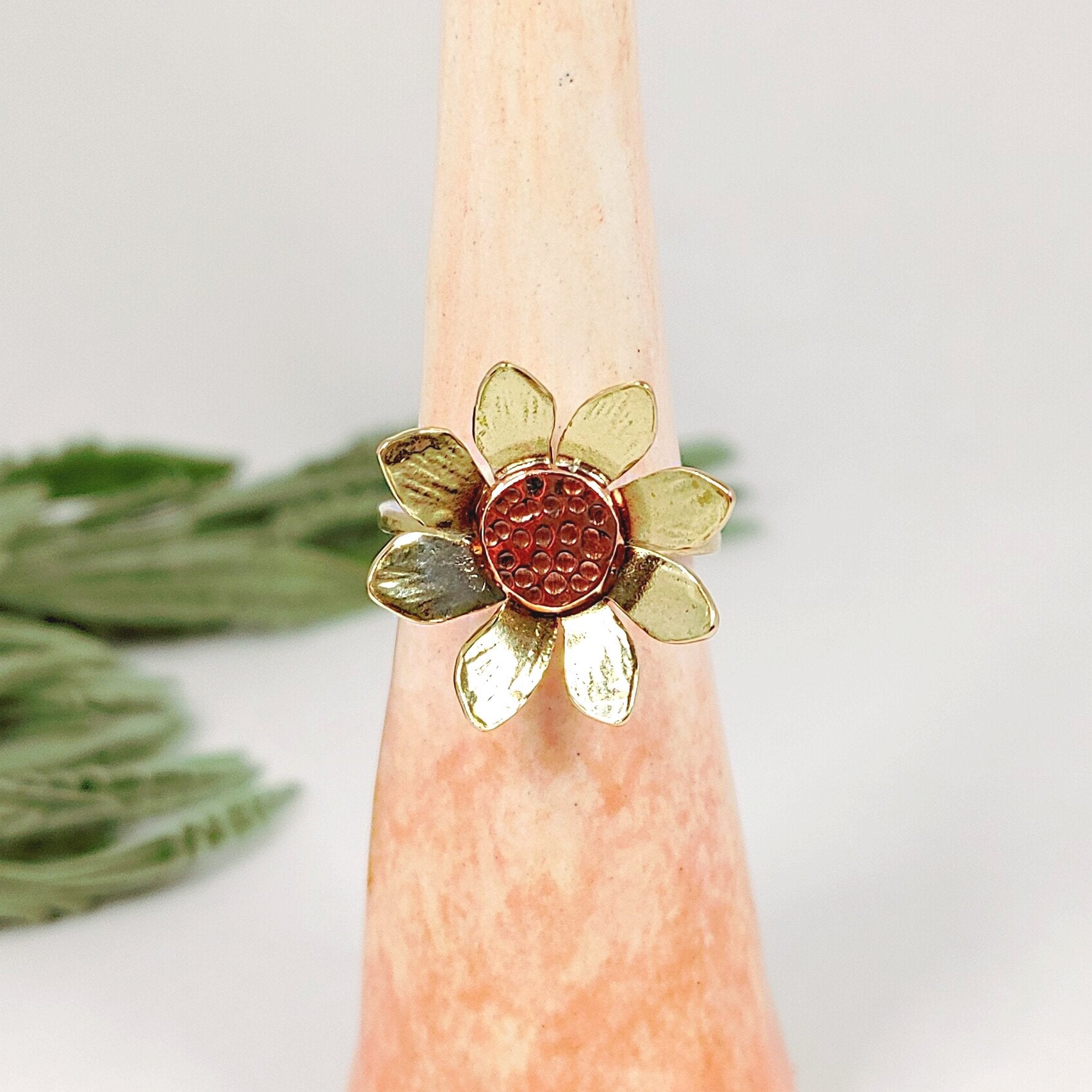 Sunflower Ring Smitted Studio