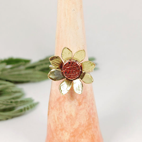 Sunflower Ring Smitted Studio