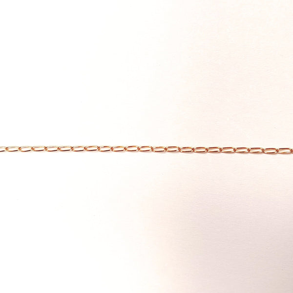 9k Gold-filled Figaro chain - 45cm / 50cm Smitted Studio