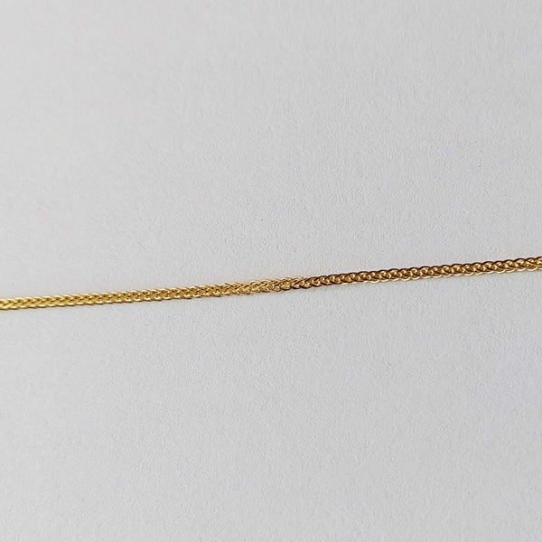 9k Gold-filled Round Wheat Chain - 45cm Smitted Studio