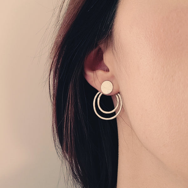 Multiway Circle Earrings Smitted Studio