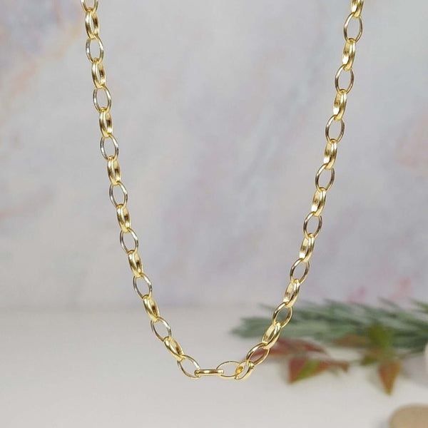 9ct Gold-filled Rolo Chain Smitted Studio