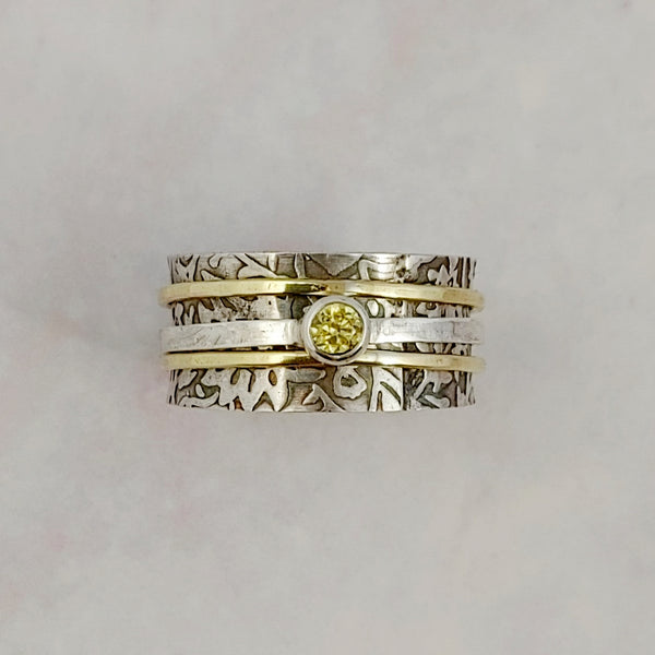 Floral Spinner Rings Smitted Studio