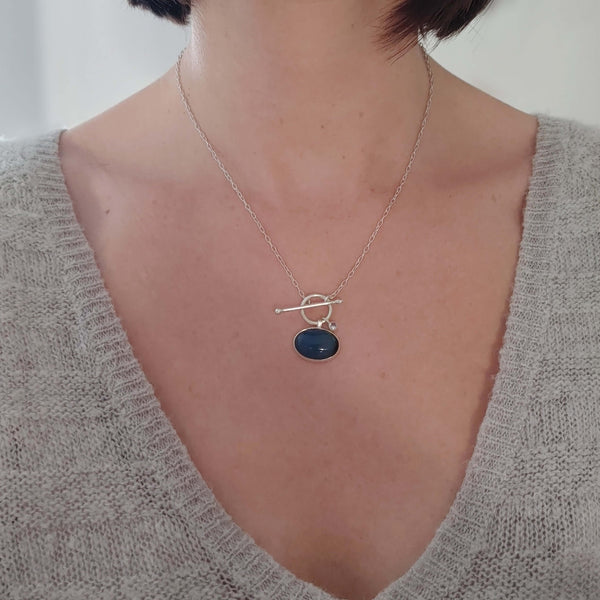 Agate Toggle Necklace Smitted Studio