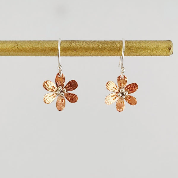 Buttercup Flower Earrings Smitted Studio