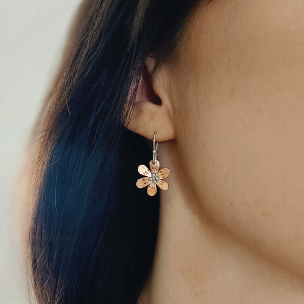 Buttercup Flower Earrings Smitted Studio